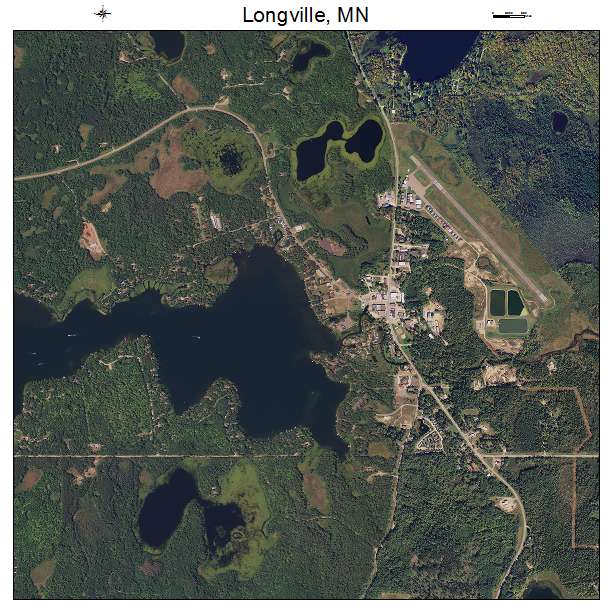 Longville, MN air photo map