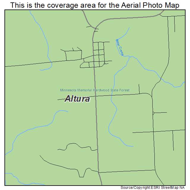 Altura, MN location map 