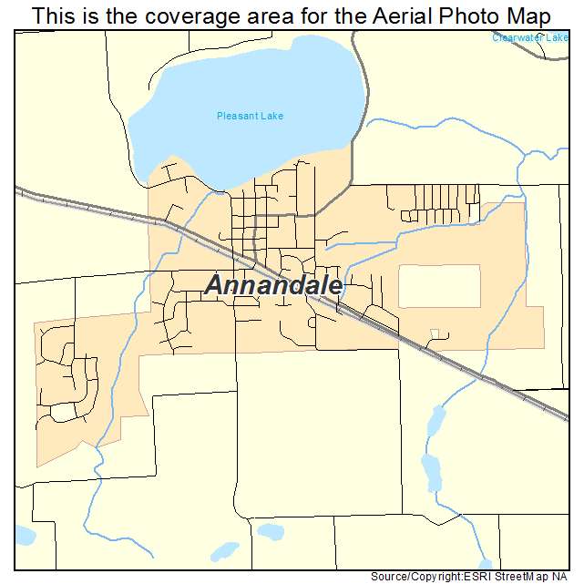 Annandale, MN location map 