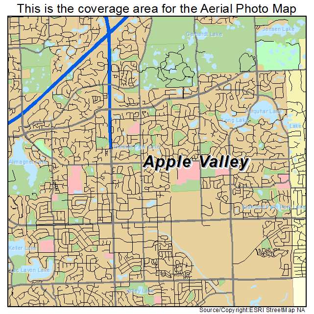 Apple Valley, MN location map 
