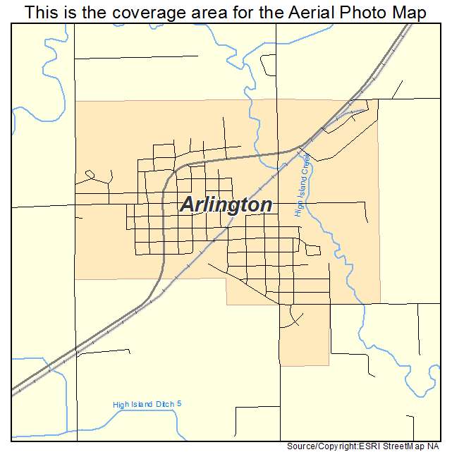 Arlington, MN location map 