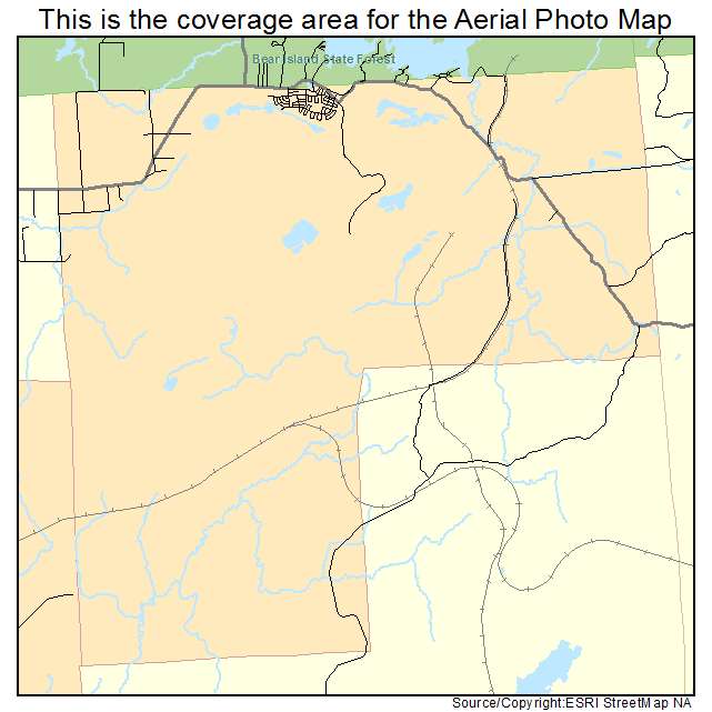 Babbitt, MN location map 