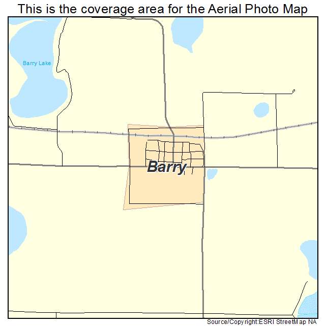 Barry, MN location map 
