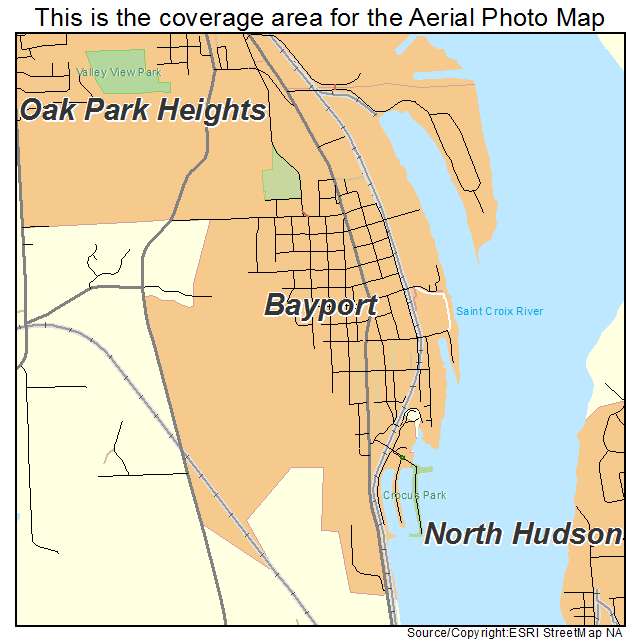 Bayport, MN location map 