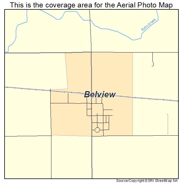 Belview, MN location map 