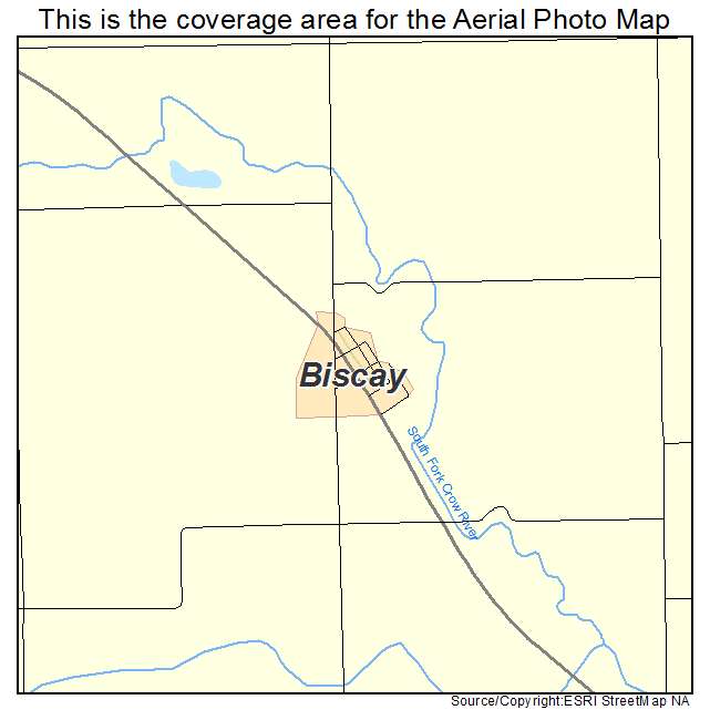 Biscay, MN location map 