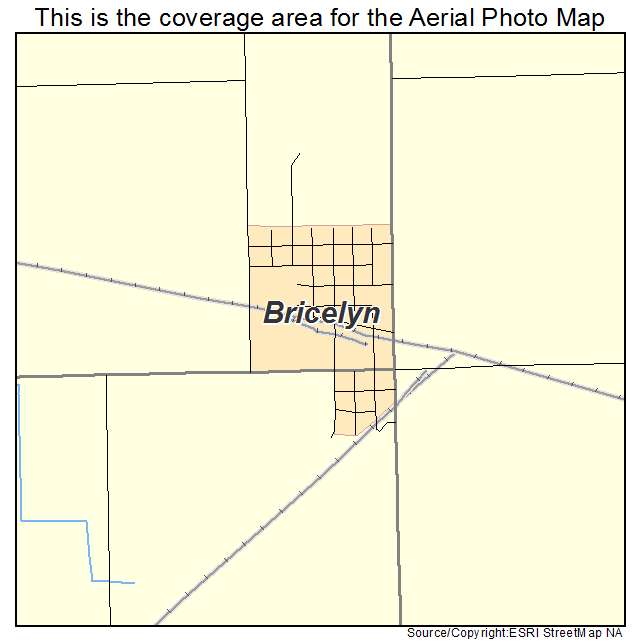 Bricelyn, MN location map 