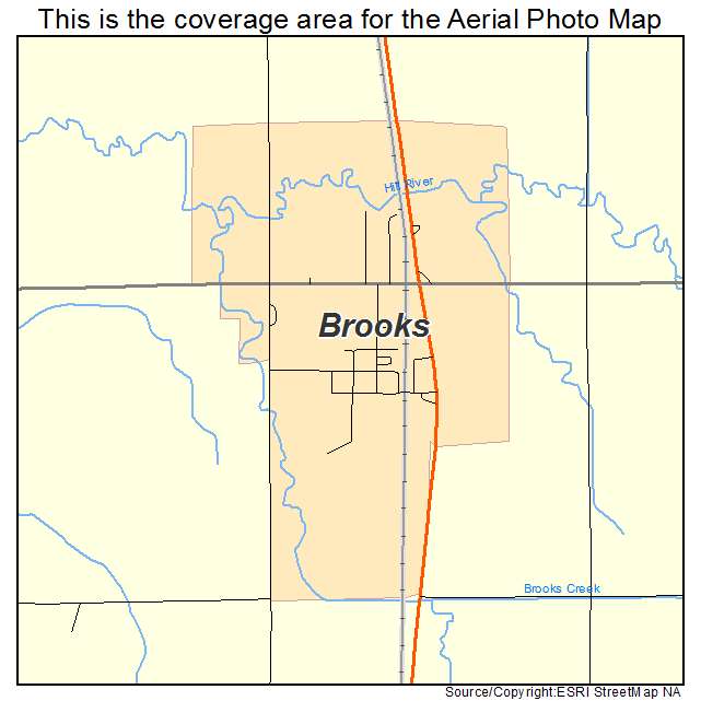 Brooks, MN location map 