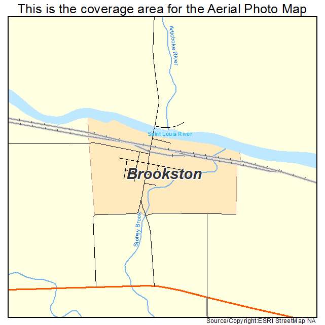 Brookston, MN location map 