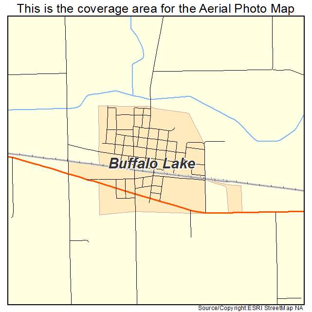 Buffalo Lake, MN location map 