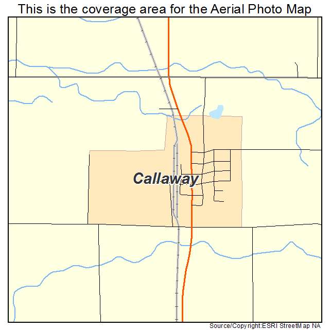 Callaway, MN location map 
