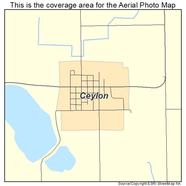 Ceylon, MN location map 
