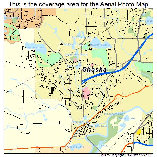 Chaska, MN location map 