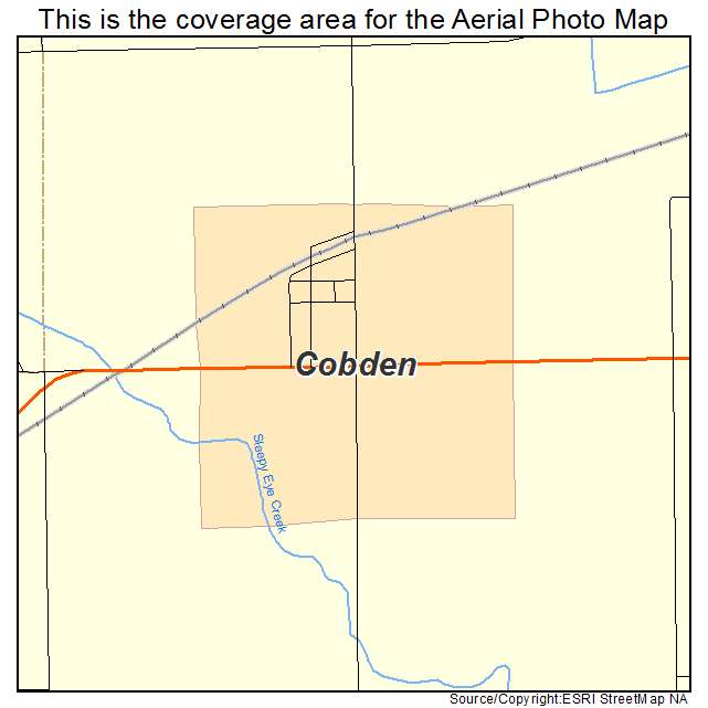 Cobden, MN location map 