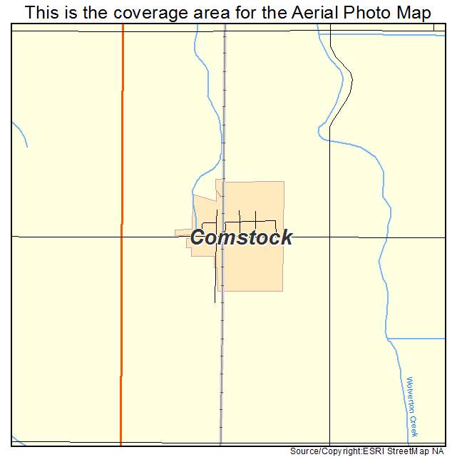 Comstock, MN location map 