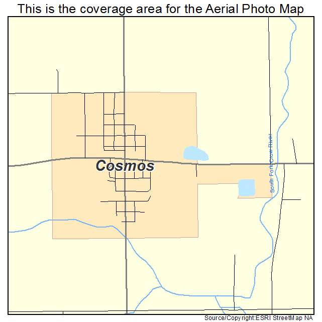 Cosmos, MN location map 