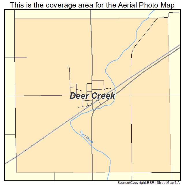 Deer Creek, MN location map 