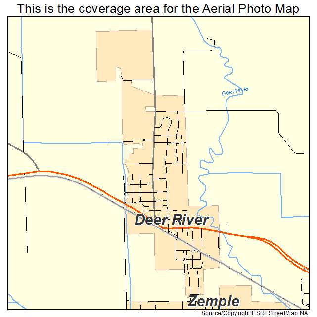 Deer River, MN location map 
