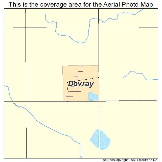 Dovray, MN location map 