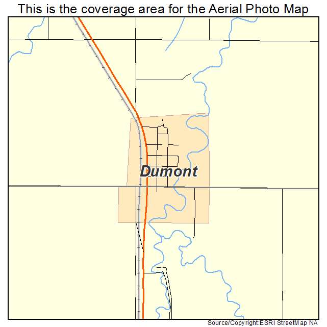Dumont, MN location map 