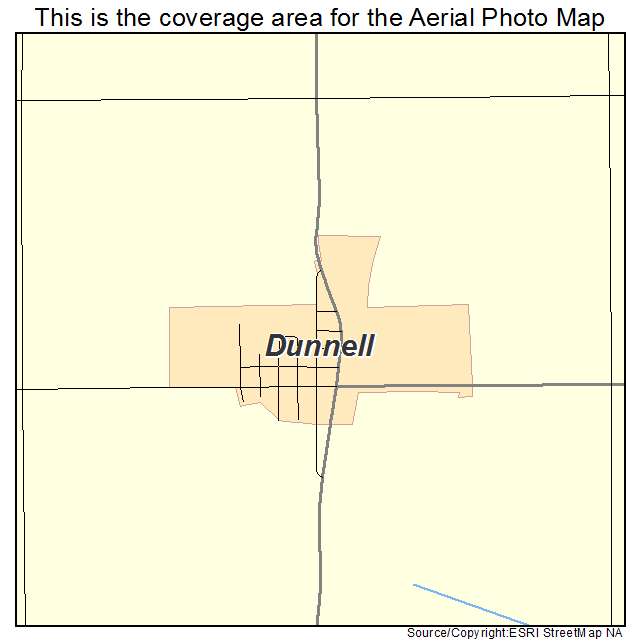 Dunnell, MN location map 