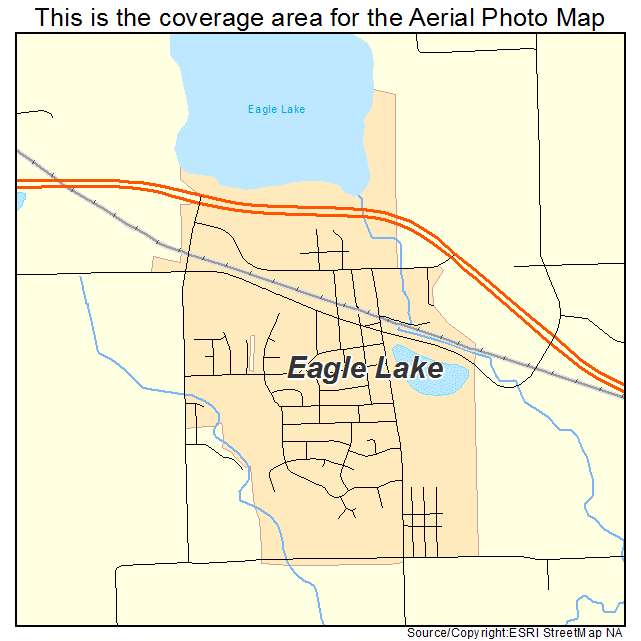 Eagle Lake, MN location map 