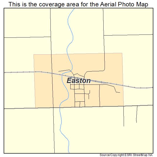 Easton, MN location map 