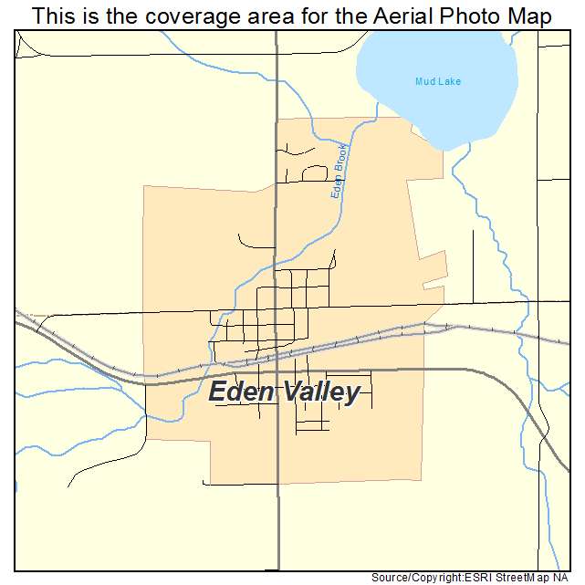 Eden Valley, MN location map 