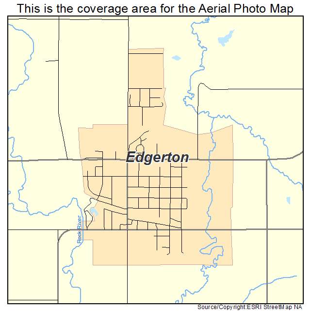 Edgerton, MN location map 