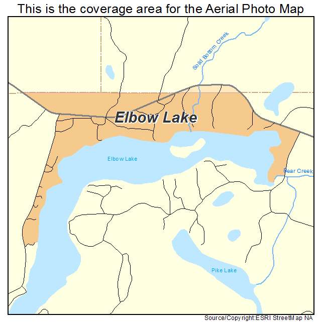 Elbow Lake, MN location map 
