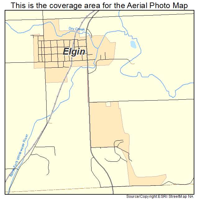 Elgin, MN location map 