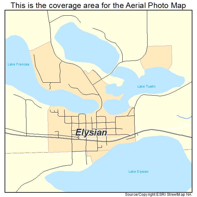 Elysian, MN location map 