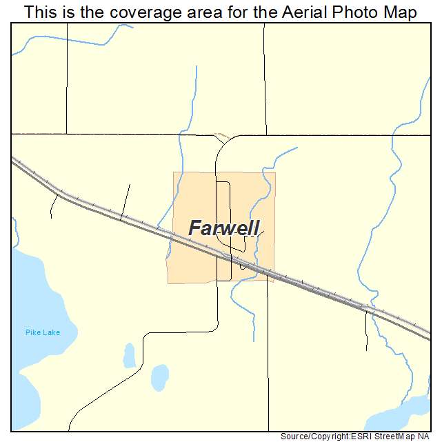 Farwell, MN location map 