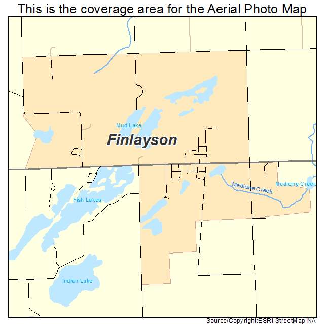 Finlayson, MN location map 