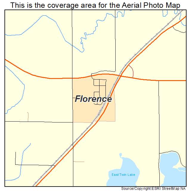 Florence, MN location map 