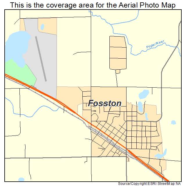 Fosston, MN location map 