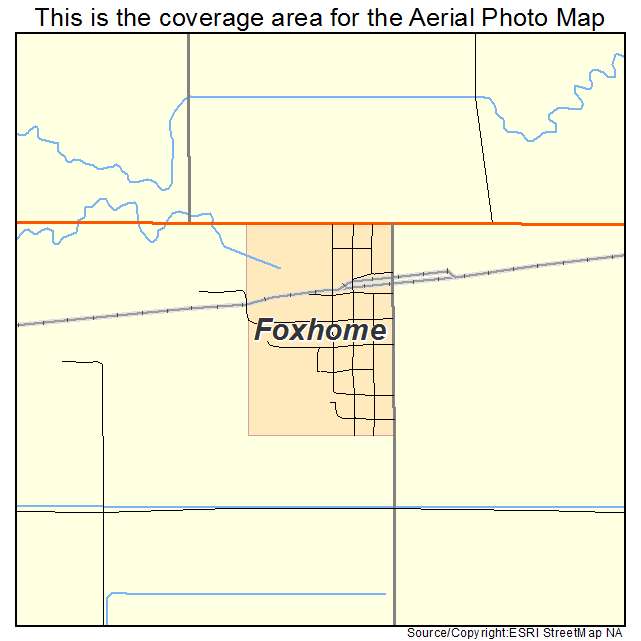Foxhome, MN location map 