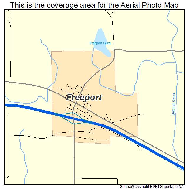 Freeport, MN location map 
