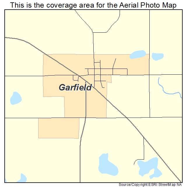 Garfield, MN location map 