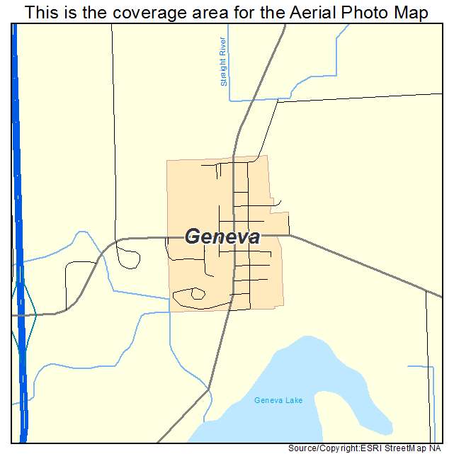 Geneva, MN location map 