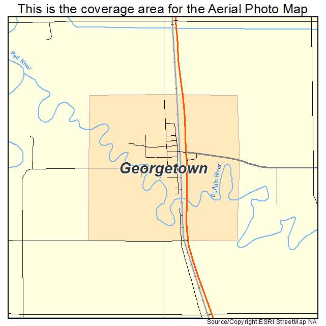 Georgetown, MN location map 