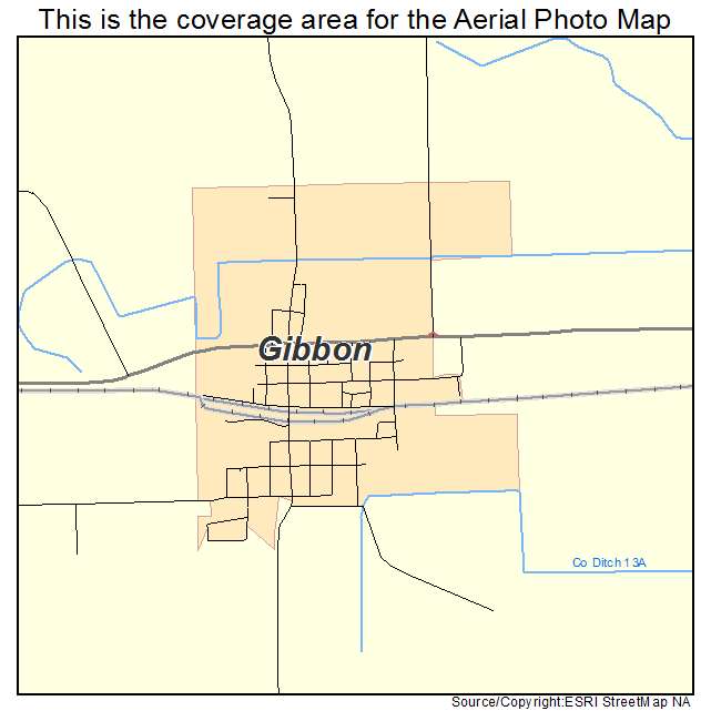 Gibbon, MN location map 