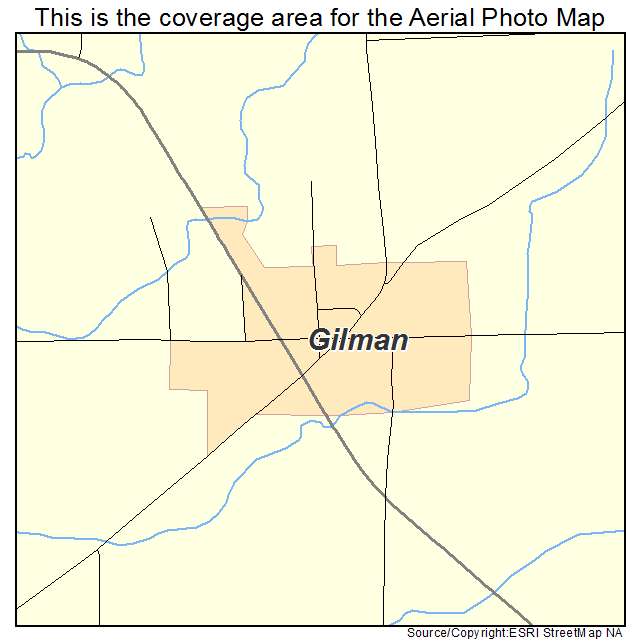 Gilman, MN location map 