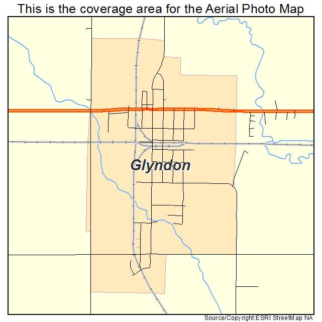 Glyndon, MN location map 