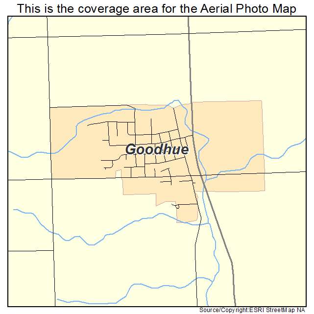 Goodhue, MN location map 