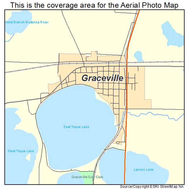 Graceville, MN location map 