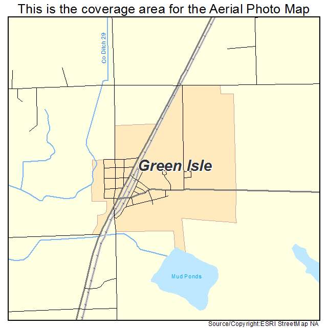 Green Isle, MN location map 