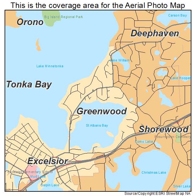Greenwood, MN location map 