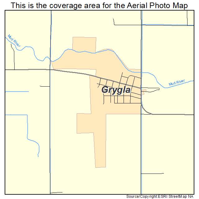 Grygla, MN location map 