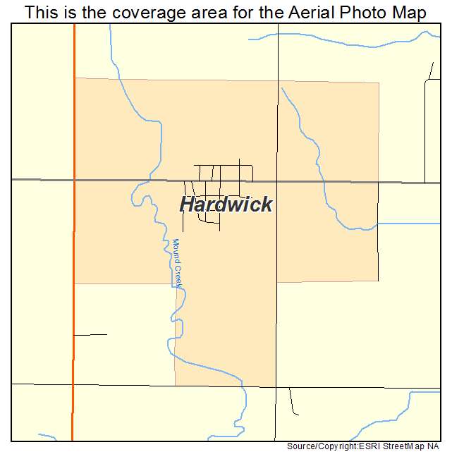 Hardwick, MN location map 